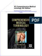 Ebook PDF Comprehensive Medical Terminology 5th Edition PDF