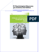 Ebook Ebook PDF Psychological Discovery Readings Custom 2nd Edition PDF
