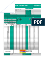 RDMC - Cairo Metro Line-3 Checklist 03-02: Rail - Greasy Status Check Preventive