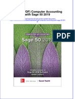Ebook PDF Computer Accounting With Sage 50 2019 PDF