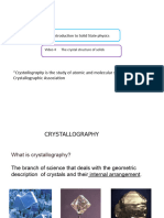 Solid State The Crystal Structure of Solids