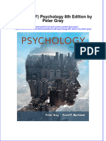Ebook Ebook PDF Psychology 8th Edition by Peter Gray PDF