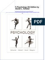 Ebook Ebook PDF Psychology 4th Edition by Daniel L Schater PDF