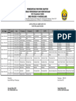 Jadwal X