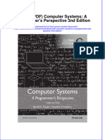 Ebook PDF Computer Systems A Programmers Perspective 3nd Edition PDF