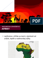 Afrika - Rastlinstvo A Živočíšstvo