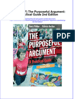 Ebook PDF The Purposeful Argument A Practical Guide 2nd Edition PDF