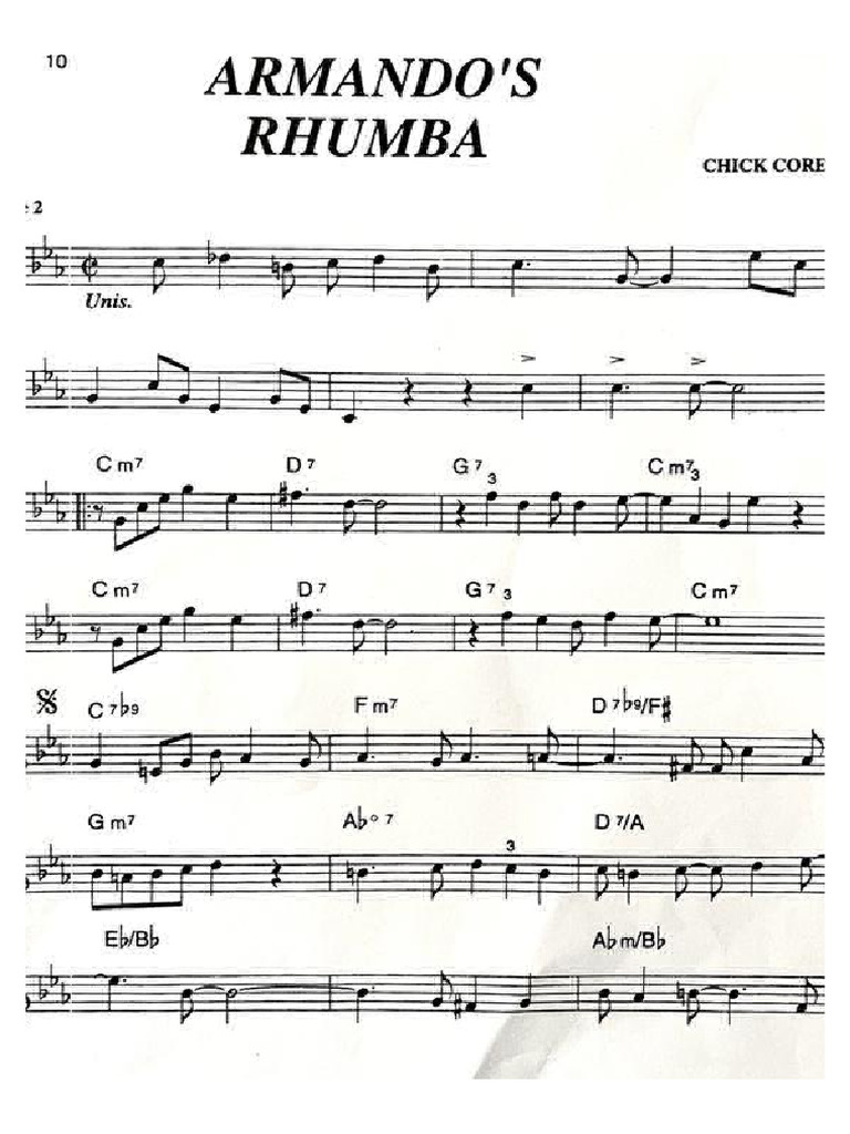 Armando's Rumba | PDF