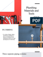 Plumbing Materials and Tools