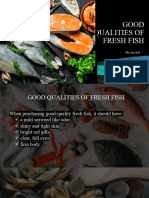 Good Qualities of Fresh Fish