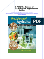 Ebook PDF The Science of Agriculture A Biological Approach 5th Edition PDF
