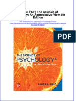 Ebook PDF The Science of Psychology An Appreciative View 5th Edition PDF