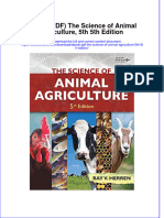 Ebook PDF The Science of Animal Agriculture 5th 5th Edition PDF
