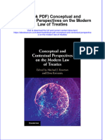 Ebook PDF Conceptual and Contextual Perspectives On The Modern Law of Treaties PDF