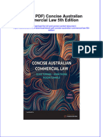 Ebook PDF Concise Australian Commercial Law 5th Edition PDF