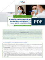 Fiche Pedagogique Accreditation Medecin Equipe Medicales Certification