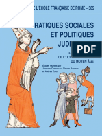 Pratiques Sociales Et Politiques Judiciaires Dans Les Villes de L'occident À La Fin Du Moyen Âge (Jacques Chiffoleau, Claude Gauvard Etc.)
