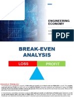 Neering Economy Presentation 9 Breakeven Analysis Part 2 1