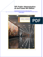 Ebook Ebook PDF Public Administration Concepts and Cases 9th Edition PDF