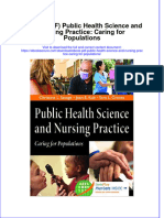 Ebook Ebook PDF Public Health Science and Nursing Practice Caring For Populations PDF