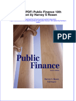 Ebook Ebook PDF Public Finance 10th Edition by Harvey S Rosen PDF