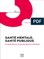 Santé Mentale, Santé Publique (Xavier Briffault (Briffault, Xavier) )