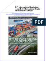 FULL Download Ebook PDF International Logistics The Management of International Trade Operations 4th Edition PDF Ebook