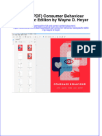 Ebook PDF Consumer Behaviour Asia Pacific Edition by Wayne D Hoyer PDF