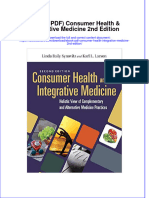 Ebook PDF Consumer Health Integrative Medicine 2nd Edition PDF