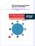 Ebook Ebook PDF Purchasing and Supply Management 16th Edition PDF