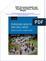 Ebook Ebook PDF Pursuing Health and Wellness Healthy Societies Healthy People 2 PDF