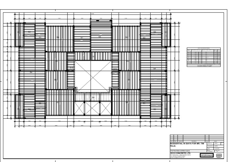 First Floor Beam and Block Layout | PDF
