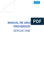 Manual Sercae One v.01