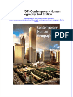 Ebook PDF Contemporary Human Geography 2nd Edition PDF