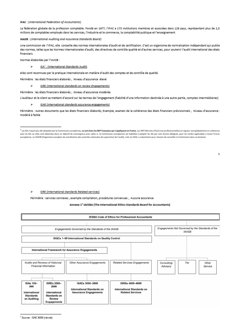 Normes d'audit et contrôle financier | PDF | Audit | Services financiers