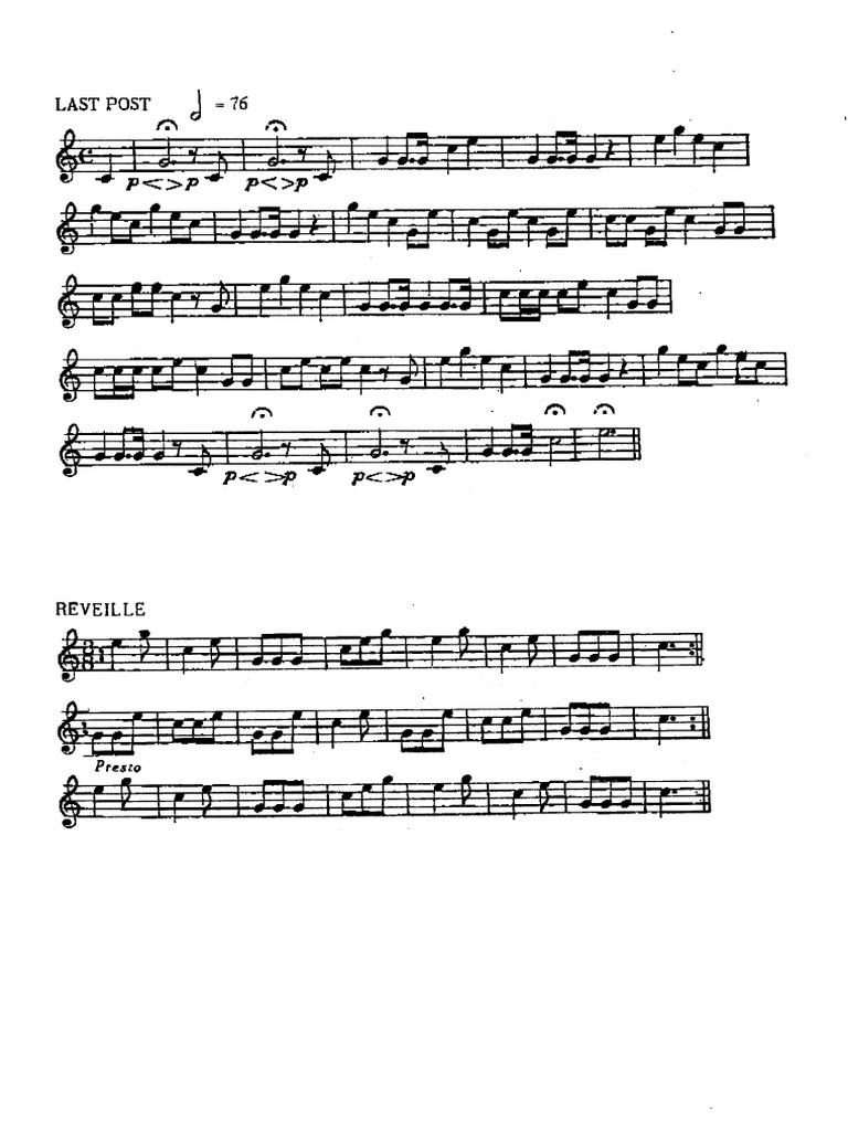 Last post i reveille | PDF