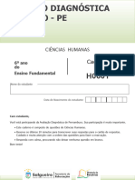 Avaliação Diagnóstica Matemática 6 Ano - PE