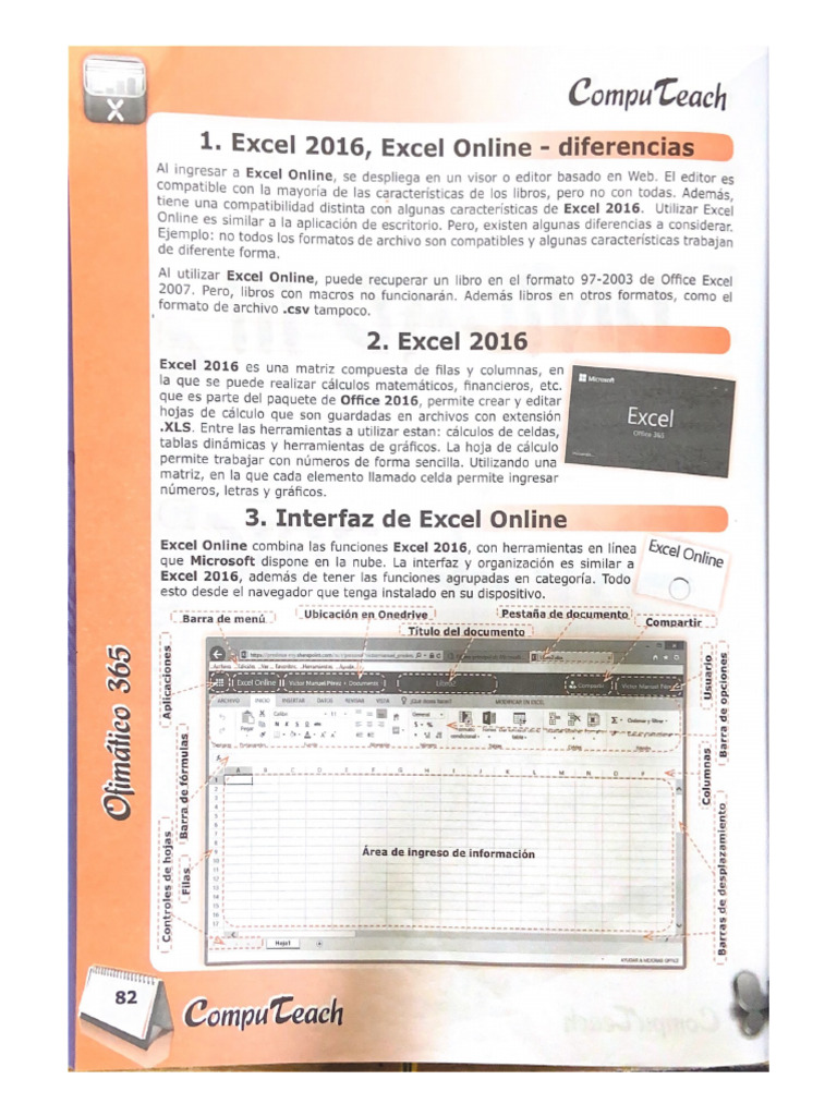 Clase 1 que es excel pdf