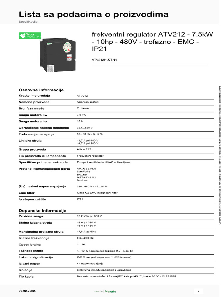 Altivar 212 atv212hu75n4 pdf