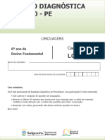 Diagnóstico de Língua Portuguesa 6º Ano