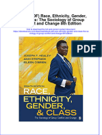 Ebook Ebook PDF Race Ethnicity Gender and Class The Sociology of Group Conflict and Change 8th Edition PDF