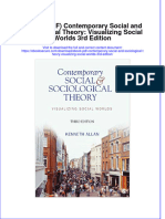 Ebook PDF Contemporary Social and Sociological Theory Visualizing Social Worlds 3rd Edition PDF