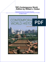 Ebook PDF Contemporary World History 6th Edition by William J Duiker PDF