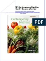 Ebook PDF Contemporary Nutrition 7th Edition by Gordon Wardlaw PDF