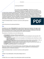 Biofertilizer and Siderophore