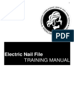Electric Nail File Training Manual 2021