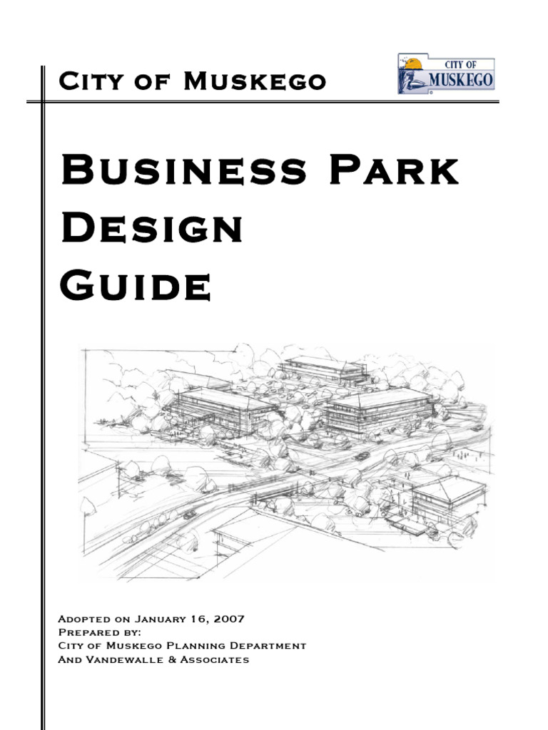 Business Park Design Guide: City of Muskego | PDF | Window | Stormwater