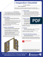 Fire Door Inspection Checklist