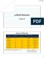 P-Block Elements (Class XII)