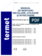 Manual Ecocondens Crystal RO - Utilizator